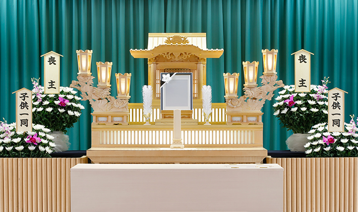 安心プラン20 白木オリジナル祭壇 イメージ